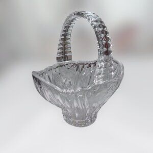 Princess House 6" Crystal Basket Heritage Romance Collection